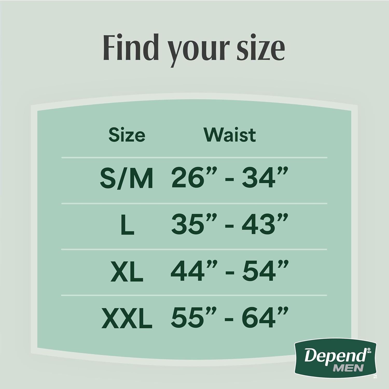 AUCT 22995 - $53 Depend Fresh Protection Adult Diapers for Men, Large, 72 Count - Image 4