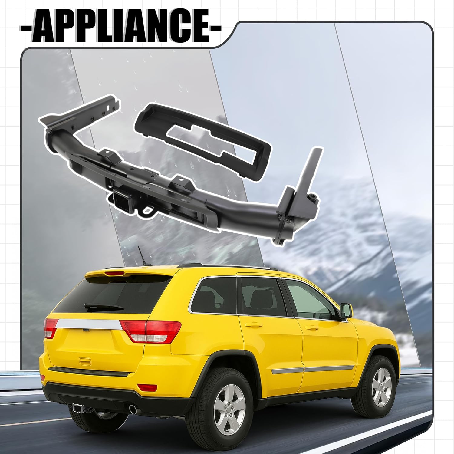 AUCT 23158 - $125 ECOTRIC Class IV Trailer Hitch Compatible with 11-22 Jeep Grand Cherokee - Image 4