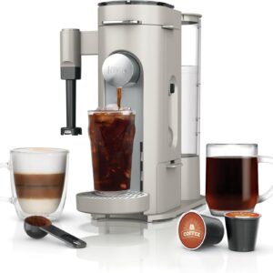 AUCT 23301 - $59 Ninja Single Serve Coffee Maker - Combo Machine, K-Cup Pods and Grounds