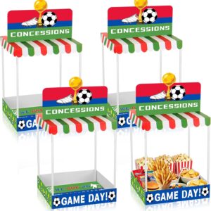 AUCT 24792 - 4 Sets World Soccer Cup 2026 Party Concession Treat Stand- 20.5" x 12" Extra Large Soccer