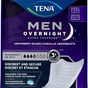 AUCT 24814 - $62 TENA Incontinence Guards, Overnight Absorbency & Advanced Odor Protection, Incontinenc