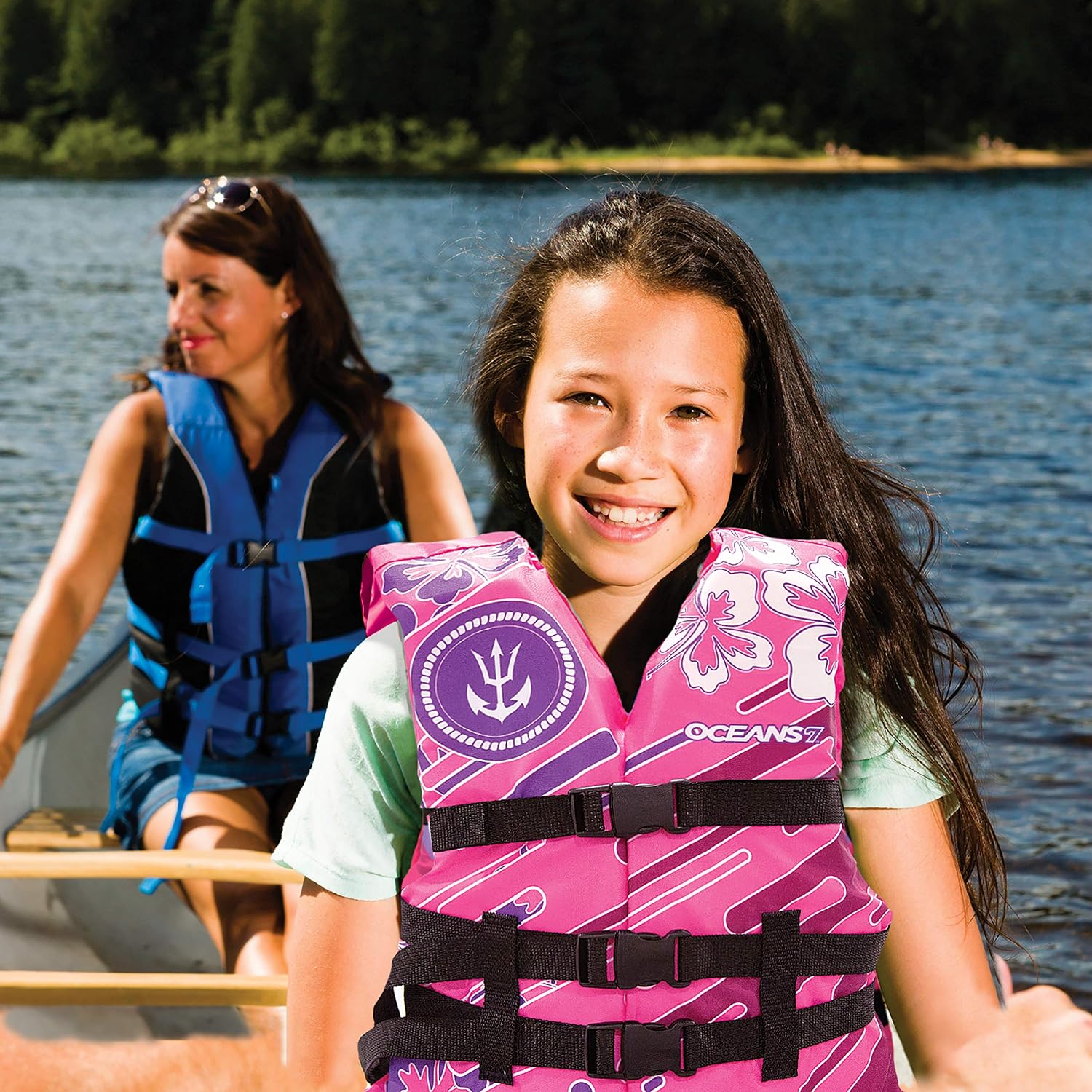 AUCT 22803 - Aqua Oceans 7 Life Jacket for Kids - US Coast Guard Approved Life Vest for Infant, Child & - Image 3