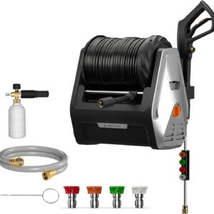 AUCT 23256 - $360 Giraffe Tools Wall Mounted Pressure Washer Essential with Upgraded 1800W Motor, Max 2
