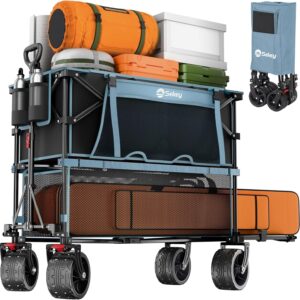 AUCT 22691 - $100 Sekey 400L Double-Decker Wagon, 500 lb Capacity, 50 in Extender