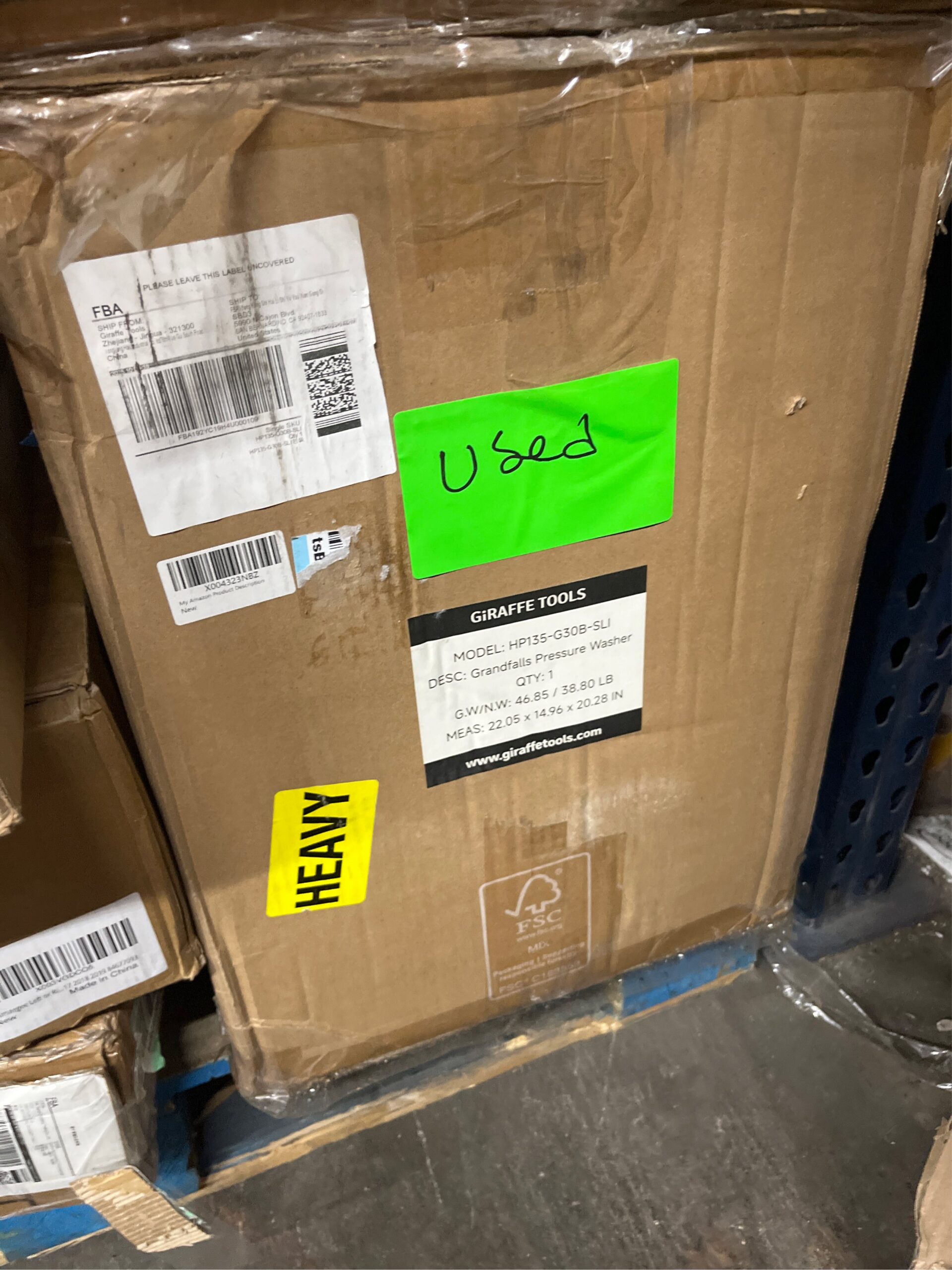 AUCT 23256 - $360 Giraffe Tools Wall Mounted Pressure Washer Essential with Upgraded 1800W Motor, Max 2 - Image 5