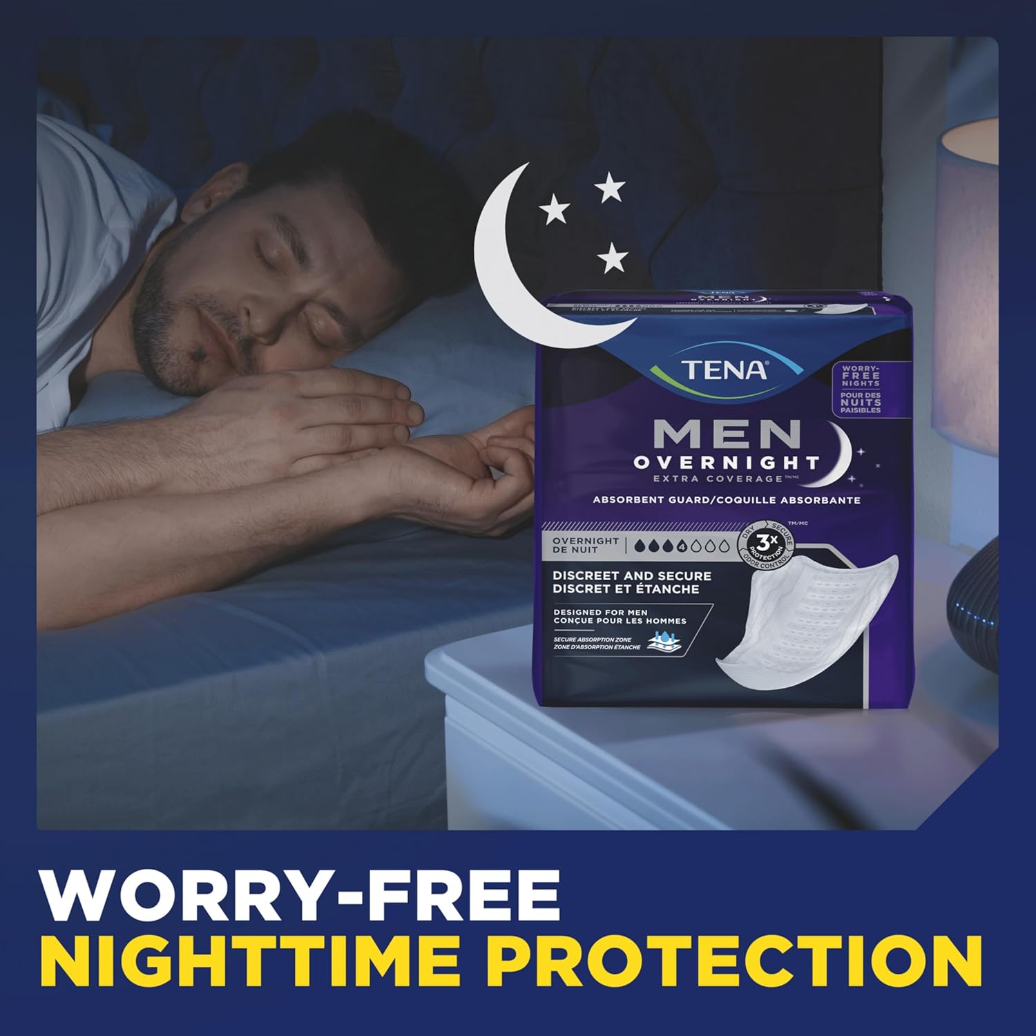 AUCT 24814 - $62 TENA Incontinence Guards, Overnight Absorbency & Advanced Odor Protection, Incontinenc - Image 3