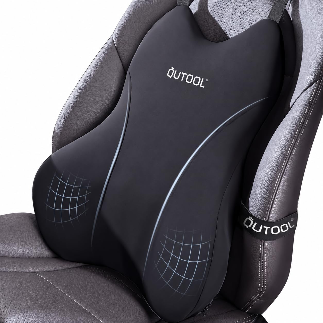 AUCT 24923 - Patented Lumbar Support Pillow for Car, Truck Accessories Travel Essentials, Memory Foam B