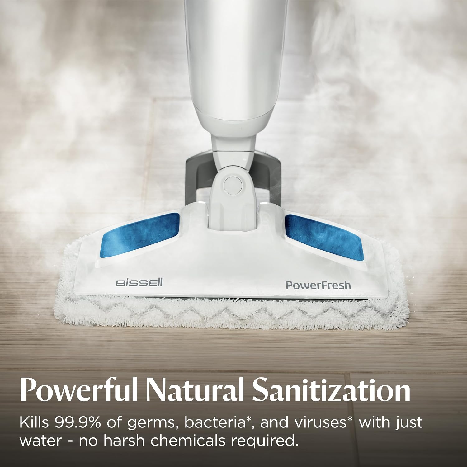 AUCT 24889 - $124 BISSELL Steam Mop 1940A PowerFresh Floor Steam Cleaner for Hard Wood & Tile with Natu - Image 2