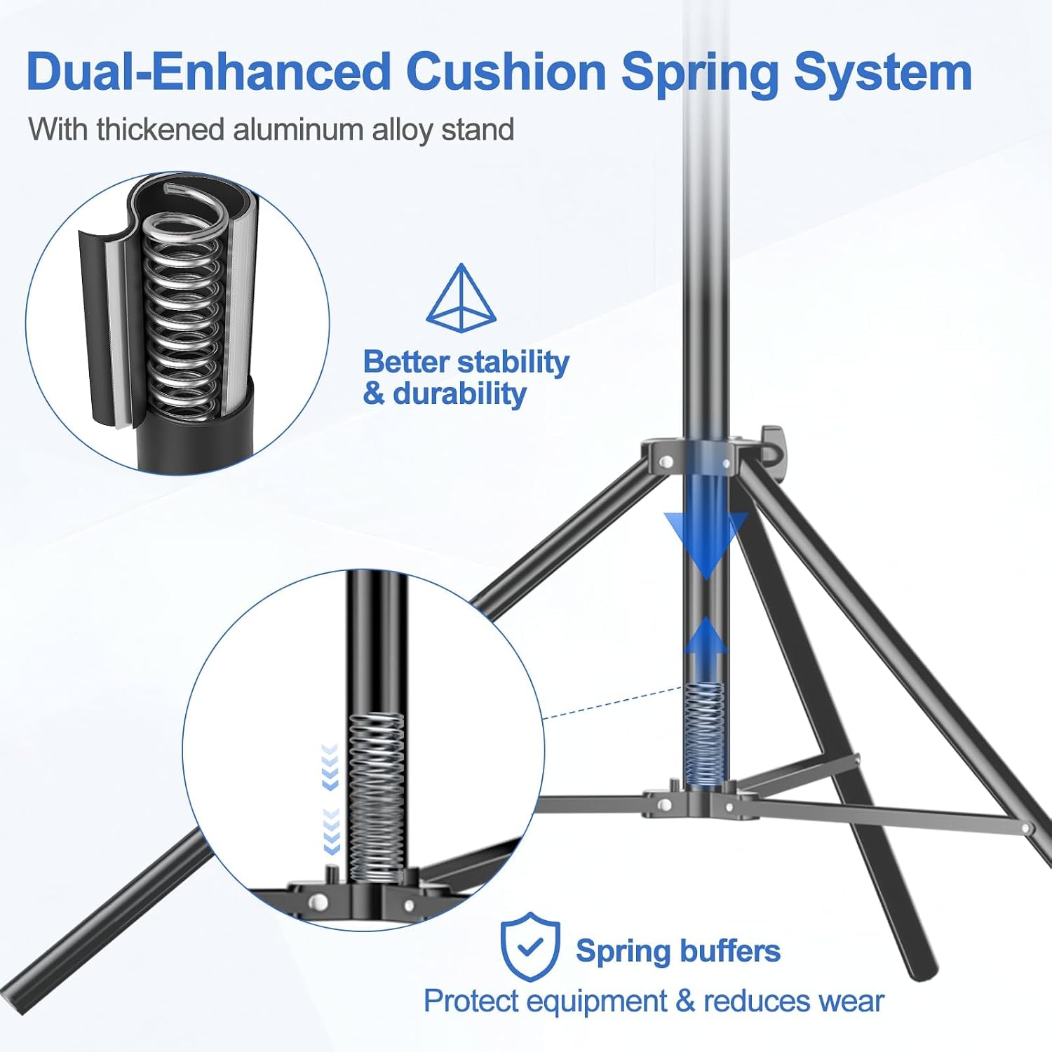AUCT 23283 - $103 EMART 12x10Ft Heavy Duty Backdrop Stand, Adjustable Banner Stand for Photo - Image 4