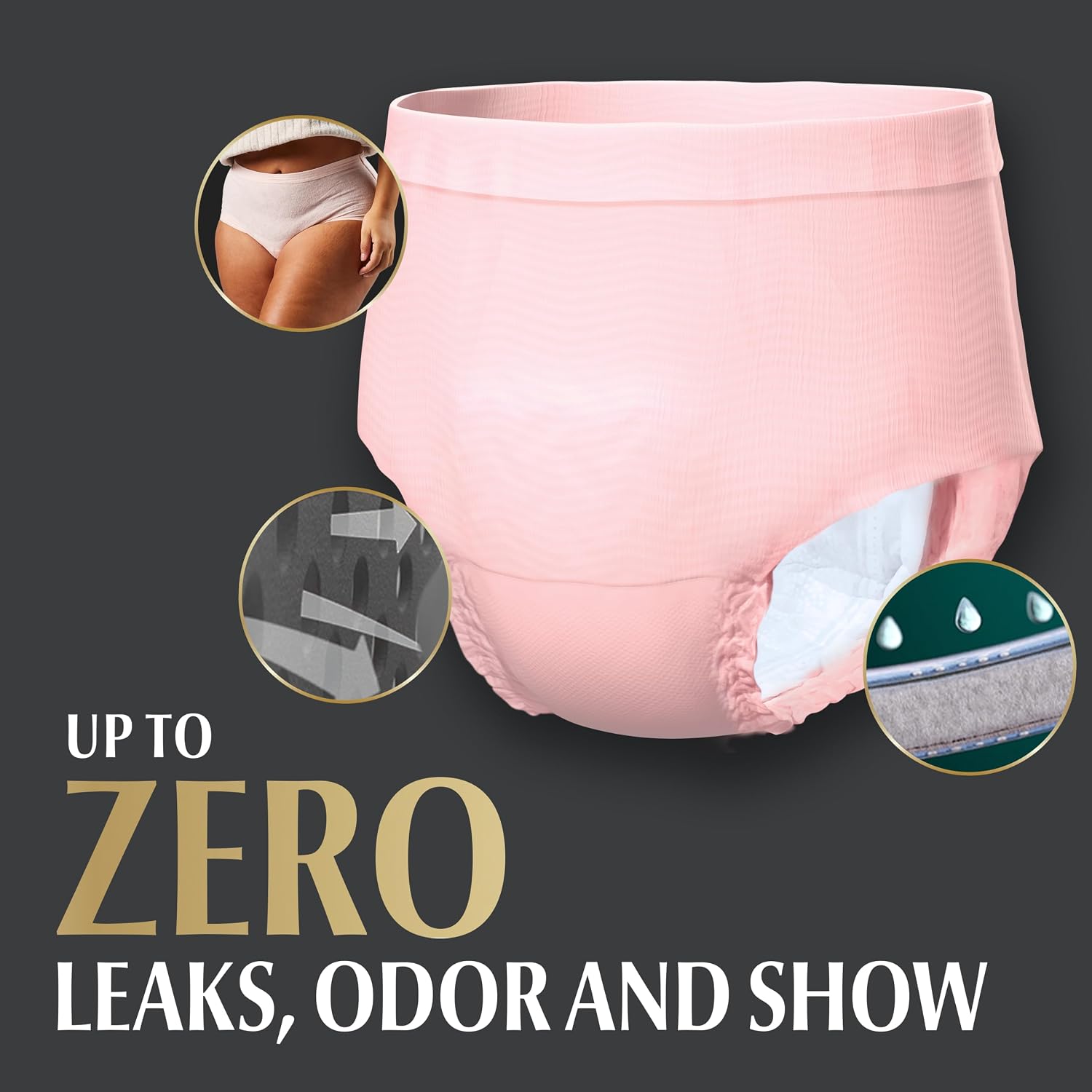 AUCT 24985 - $88 Depend Silhouette Adult Diapers, Incontinence & Postpartum Bladder Leak Underwear for - Image 4