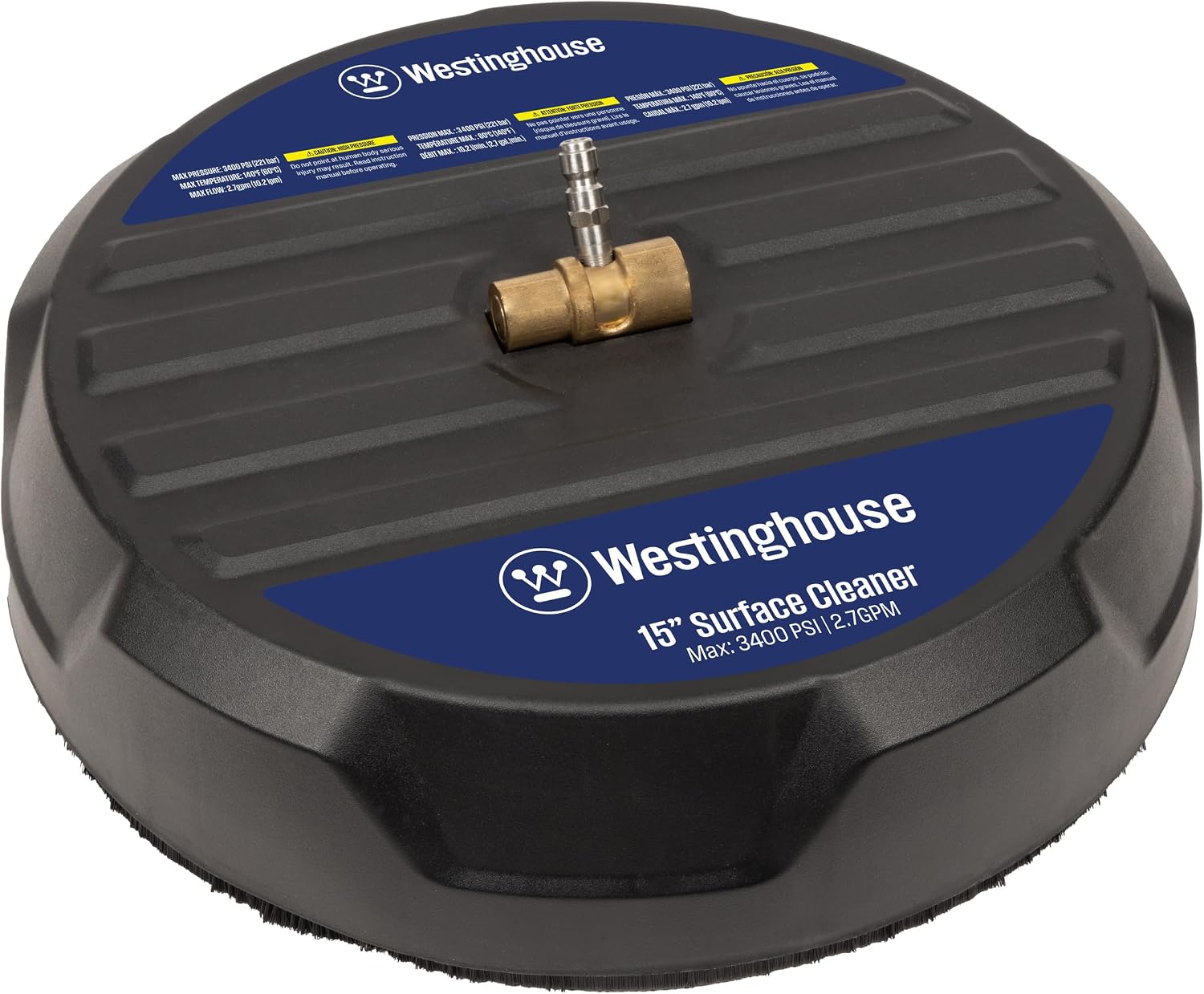 AUCT 23091 - Westinghouse Universal 15" Pressure Washer Surface Cleaner Attachment - 3400 Max PSI, 1/4"
