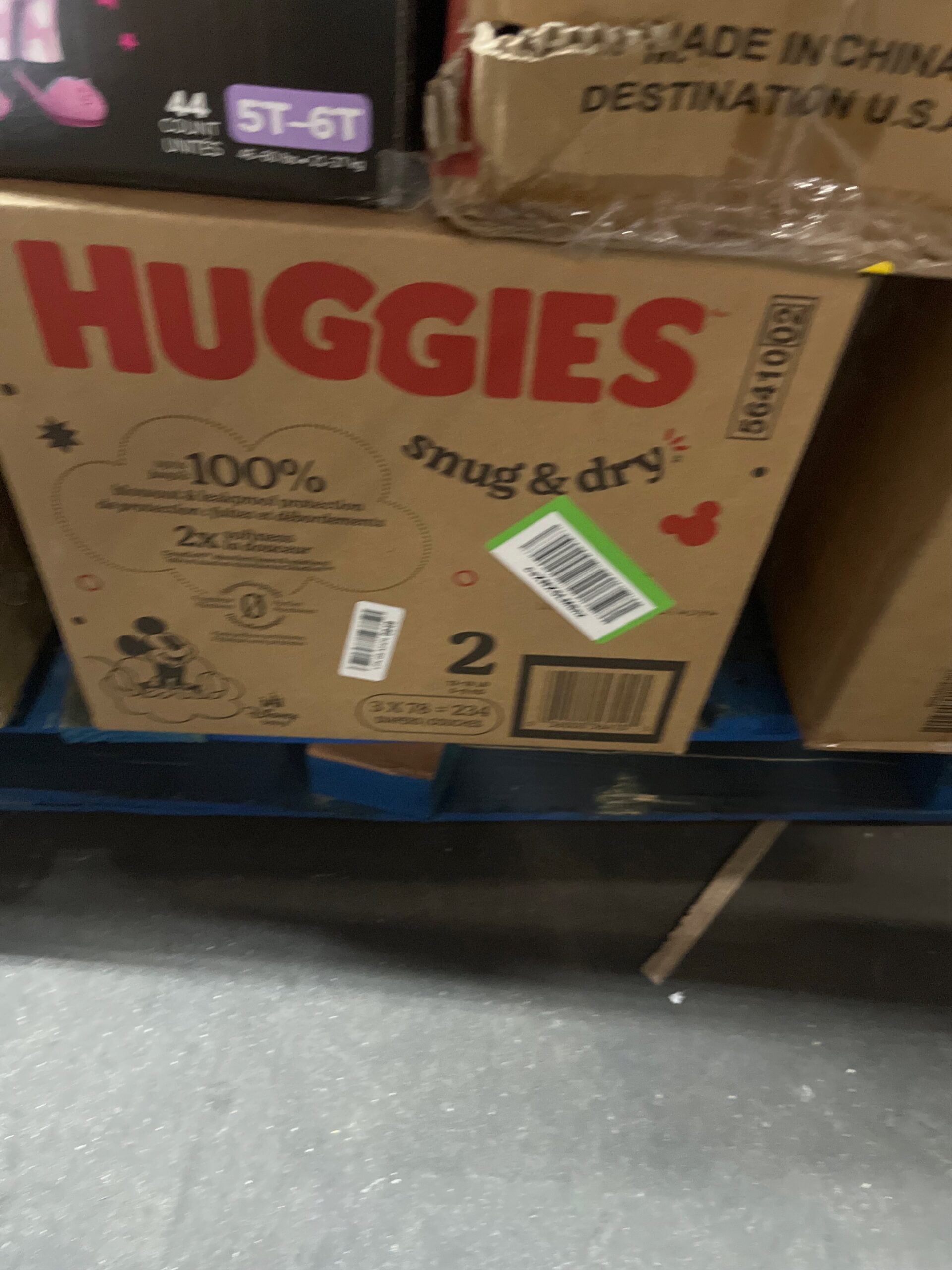 AUCT 23208 - $55 Huggies Snug & Dry Diapers Size 2, 234 Count - Image 5