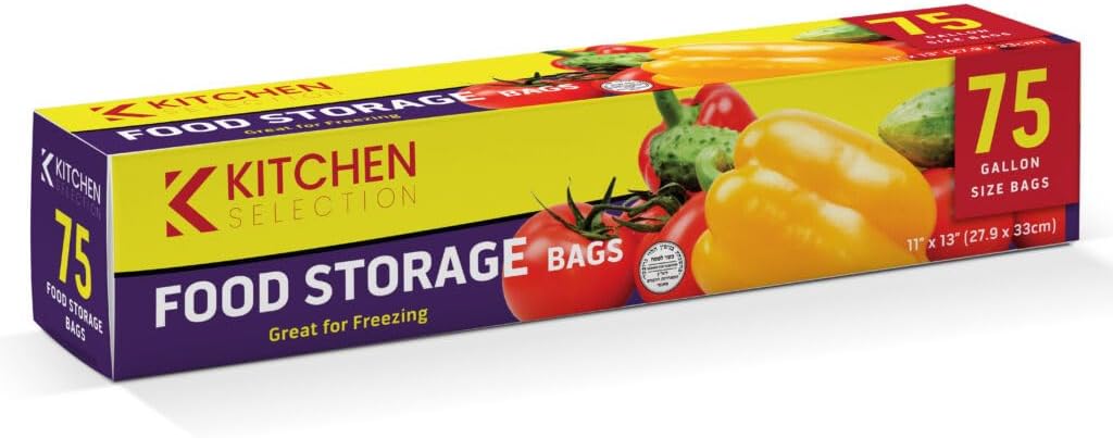 AUCT 24779 - $441 Food Storage Bags, Case of 1800 (24 packs x 75)
