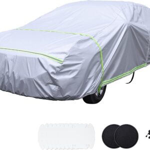 AUCT 23039 - BYDOLL Car Cover Waterproof All Weather 6 Layers Snowproof Windproof Hail Protector Full E