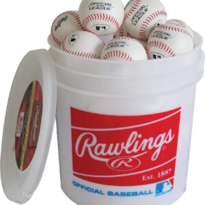 AUCT 23215 - Rawlings | Official League Recreational Use Practice Baseballs | Youth/8U | OLB3 | Bucket