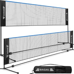 AUCT 23260 - BAGAIL Badminton & Pickleball Net, 34-61 in Adjustable Height, Freestanding