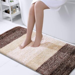 AUCT 23146 - OLANLY Bathroom Runner Rug 44x24, Extra Soft Absorbent Microfiber Bath Rugs