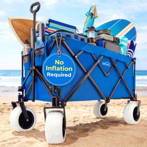 AUCT 22955 - $147 Zeraty Heavy Duty Beach Wagon with Big Wheels for Sand 240L Oversized Capacity & 33
