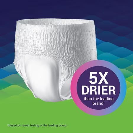 AUCT 24772 - Prevail Daily Underwear Disposable Underwear Pull On with Tear Away Seams 2X-Large, PV-517 - Image 2