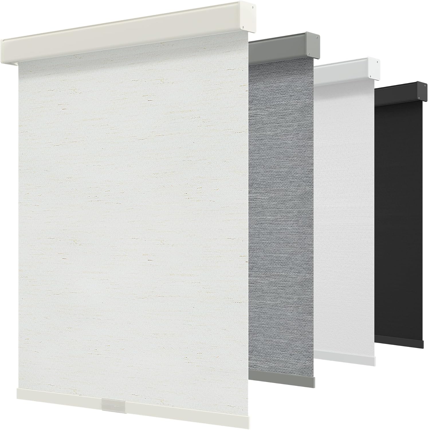 AUCT 22998 - $70 GENIMO Cordless Blackout Roller Shades, 46" W X 72" H, Linen Beige
