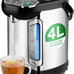 AUCT 24905 - $131 NutriChef Electric Water Boiler and Warmer - 4L/4.2Qt Stainless Steel Electric Hot Wa