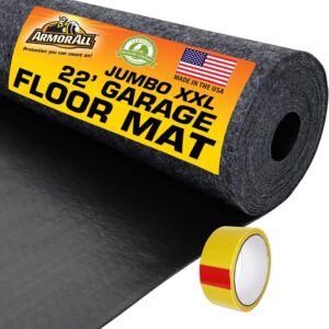 AUCT 22895 - $220 Armor All Jumbo XXL Garage Floor Mat 22' x 8'10" Waterproof Garage Flooring