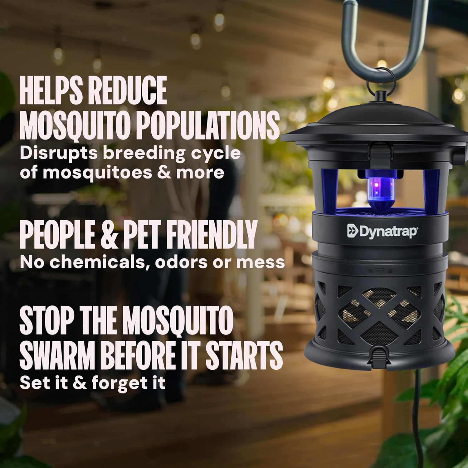 AUCT 23187 - $73 Dynatrap DT1130SR 1/2 Acre Mosquito & Flying Insect Outdoor Trap and Killer Kills Mo - Image 4