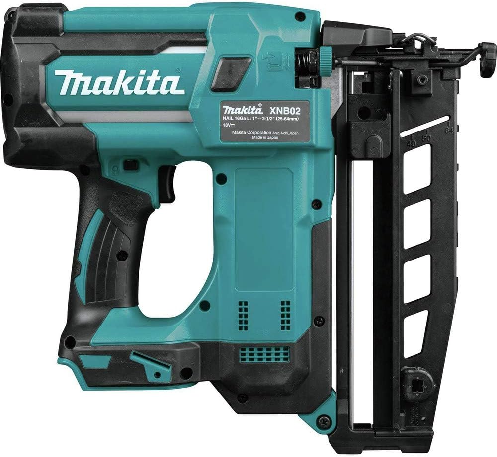 AUCT 23267 - $305 Makita XNB02Z 18V LXT Straight Finish Nailer, 16 Gauge, 2-1/2"