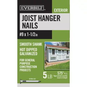 AUCT 23154 - #9 1-1/2 in. Joist Hanger Nails Hot Dipped Galvanized 5 lbs (Approximately 575 Pieces)