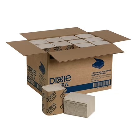 AUCT 24764 - $135 Dixie Ultra 2-Ply Interfold Paper Napkin, 32019, White, 6,000 Count - Image 3