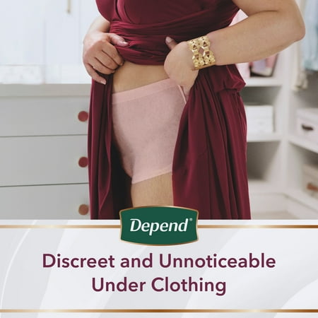 AUCT 24754 - $62 Depend Silhouette Adult Incontinence Underwear for Women, XL, Black, 48Ct - Image 3