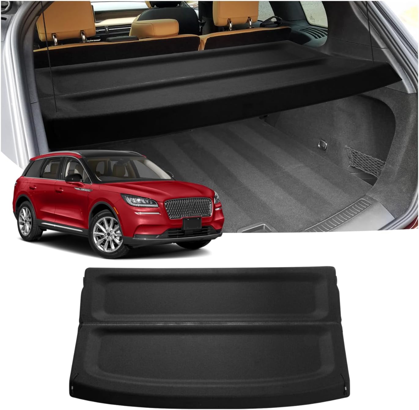 AUCT 22948 - $105 Powerty Cargo Cover for 2020-2024 Lincoln Corsair Accessories