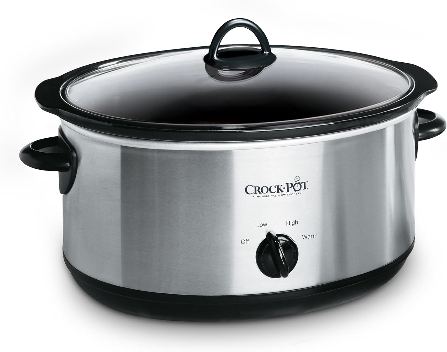 AUCT 23294 - Crock-Pot 7-Quart Manual Slow Cooker, Family Size Serves 8+ People & Fits 6-lb Roast, Remo