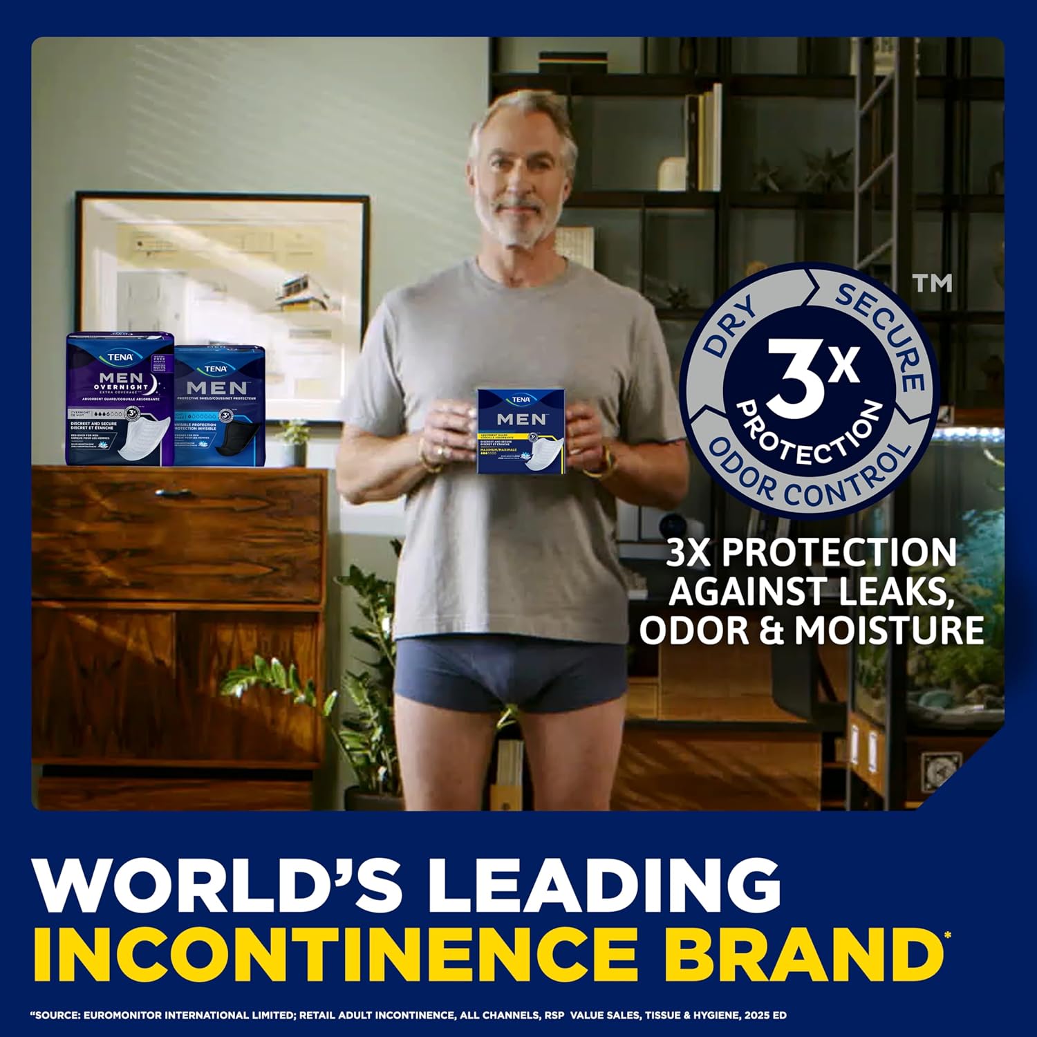AUCT 24814 - $62 TENA Incontinence Guards, Overnight Absorbency & Advanced Odor Protection, Incontinenc - Image 4