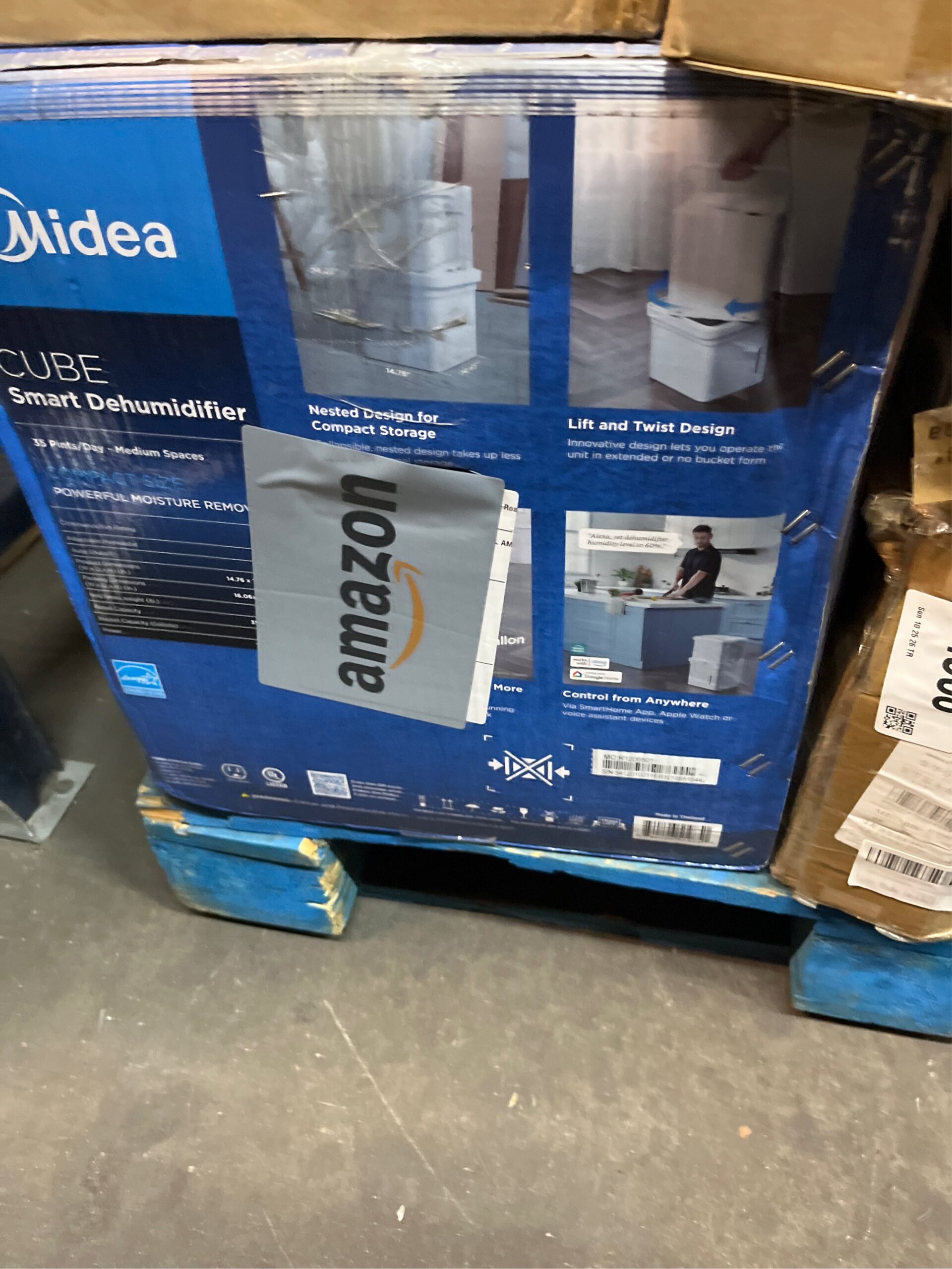 AUCT 24969 - $250 Midea Cube 35 Pint Dehumidifier for Basement, 3,500 Sq. Ft, Energy star - Image 5