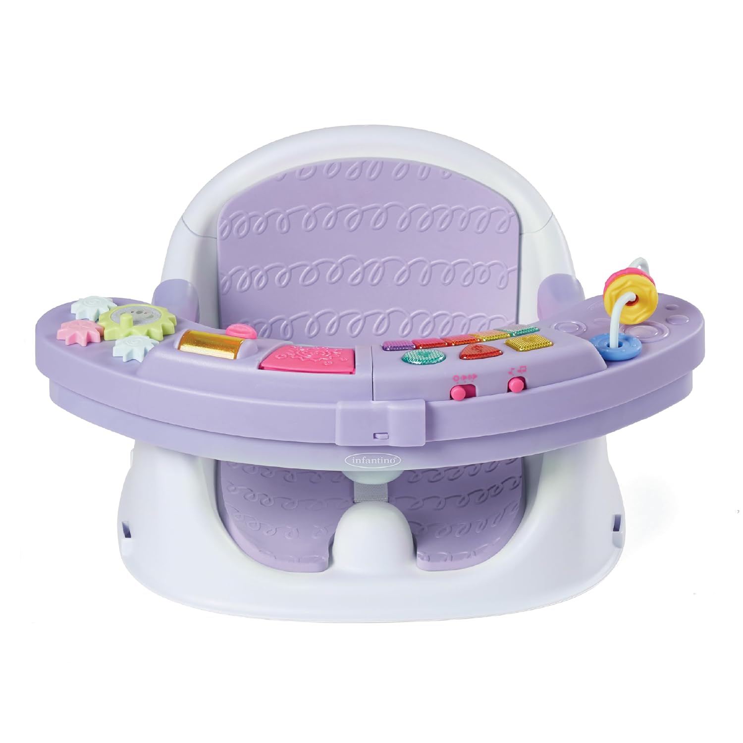 AUCT 22978 - Infantino Music & Lights 3-in-1 Discovery Seat & Booster, Lavender