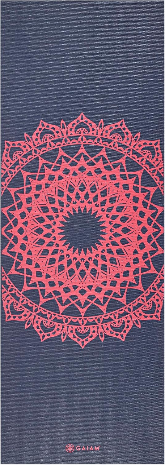 AUCT 22747 - Gaiam Yoga Mat Classic Print, 4mm Non-Slip Mat - Image 3